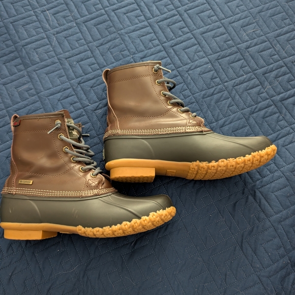 Bass Brown and Black Duck Boots